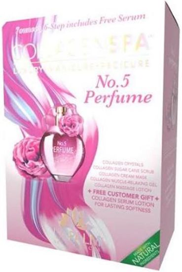 Picture of LA PALM NO. 5 PERFUME COLLAGEN SPA CASE OF 60 KITS