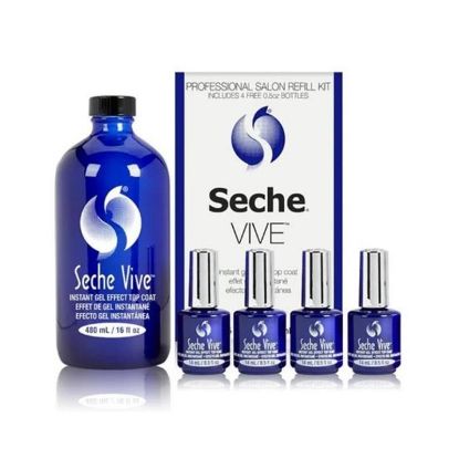 Picture of SECHE VIVE INSTANT GEL EFFECT TOP COAT 4 FL OZ WITH 1 FREE BOTTLES