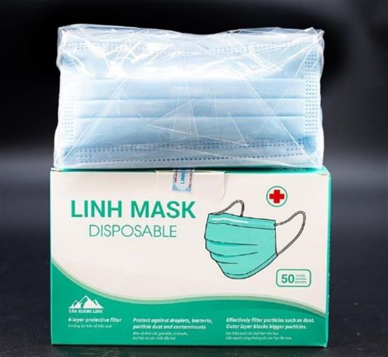 Picture of LINH BLUE FACE MASK SINGLE BOX OF 50 MASKS