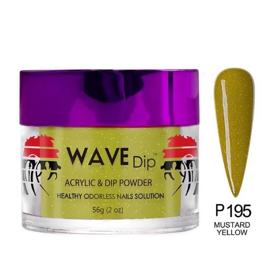 Picture of WAVE SIMPLICITY DIP ACRYLIC MUSTARD YELLOW DIP P195