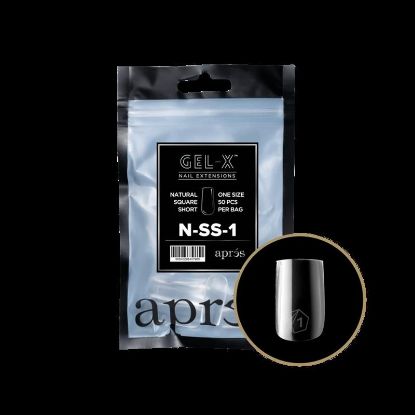 Picture of APRES GEL-XÂ® NATURAL SQUARE SHORT TIP REFILL BAG-1