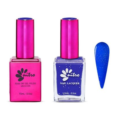 Picture of NITRO DUO SET NAKED COLLECTION - GLITZY BLUE A104