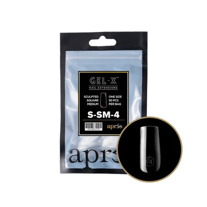 Picture of APRES SCULPTED SQUARE MEDIUM - SIZE 4 (50PCS)