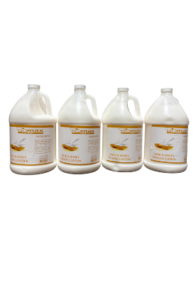 Picture of BIOMAX MILK & HONEY MASSAGE LOTION CASE OF 4 - 1 GALLONS