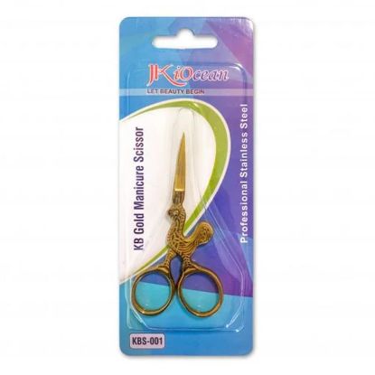 Picture of JKIOCEAN KB GOLD BIRD MANICURE SCISSOR