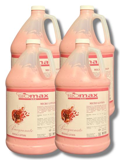 Picture of BIOMAX POMEGRANATE MASSAGE LOTION CASE OF 4 - 1 GALLONS