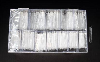 Picture of US NAIL CLEAR STRAIGHT TIP BOX
