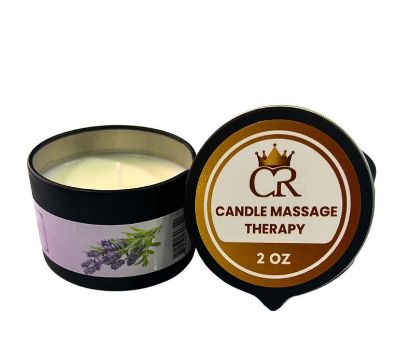 Picture of CROWN MASSAGE CANDLE LAVENDER SINGLE