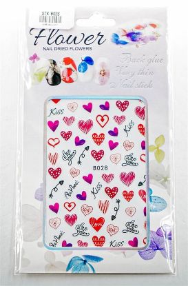 Picture of FLOWER BRAND STICKER - B028