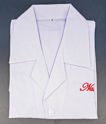 Picture of WHITE BUTTON SHIRT NAILS MEDIUM