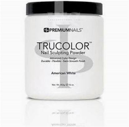 Picture of PREMIUMNAILS TRUCOLOR AMERICAN WHITE ACRYLIC POWDER 32OZ