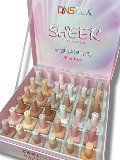 Picture of DNSLUX GEL SHEER COLLECTION 36 COLORS
