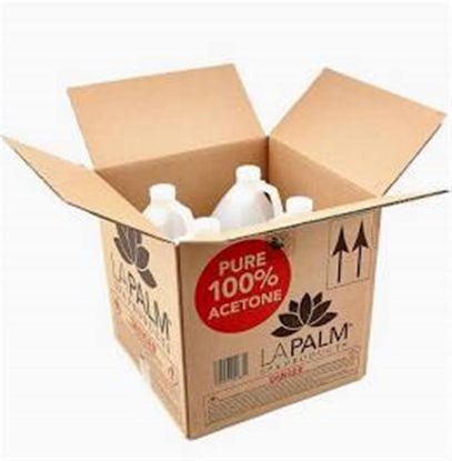 Picture of LA PALM LP ACETONE 100% CASE OF 4 - 1 GALLON BOTTLES
