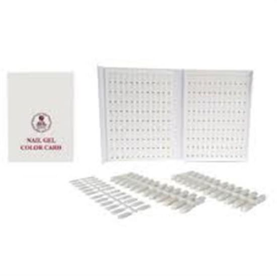 Picture of WHITE NAIL GEL COLOR CARD 216PCS