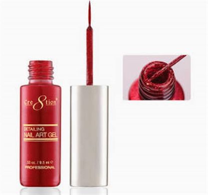 Picture of CREATION NAIL ART POLISH RED GLITTER