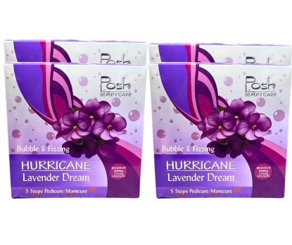 Picture of POSH HURRICANE BUBBLE&FIZZING 5 STEPS LAVENDER DREAM 36PCS