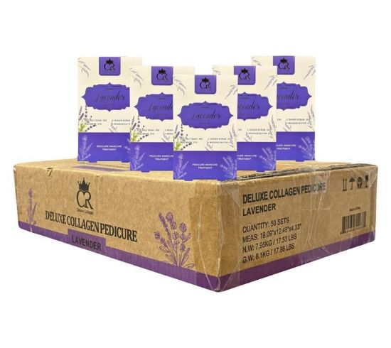 Picture of CROWN DELUXE COLLAGEN 4 STEP CASE OF 50 KITS - LAVENDER CN