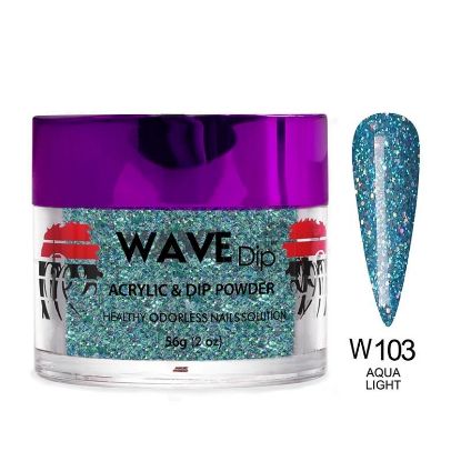 Picture of WAVE SIMPLICITY DIP ACRYLIC AQUA LIGHT DIP W103