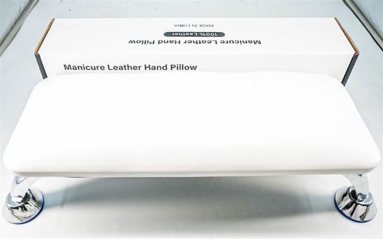 Picture of CROWN LEATHER ARM REST - WHITE