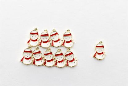 Picture of WHITE SNOWMAN CHARMS