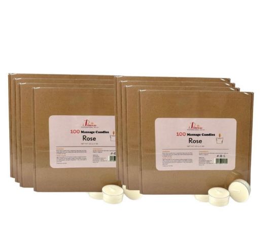 Picture of IPRINCESS 100 MASSAGE CANDLES ROSE CASE OF 8 BOX
