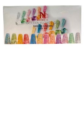 Picture of NOIRWHITE GOLDEN FLOWER GEL 12PCS