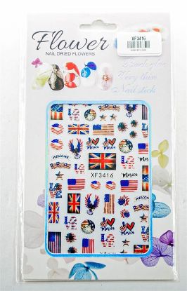 Picture of FLOWER BRAND STICKER - XF3416