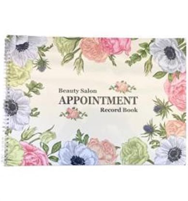 Picture of APPOINTMENT BOOK FLOWER DESIGN 8 COLUMN