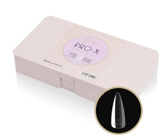 Picture of IGEL PRO-X SOFT GEL TIPS NATURAL STILETTO LONG 600PCS