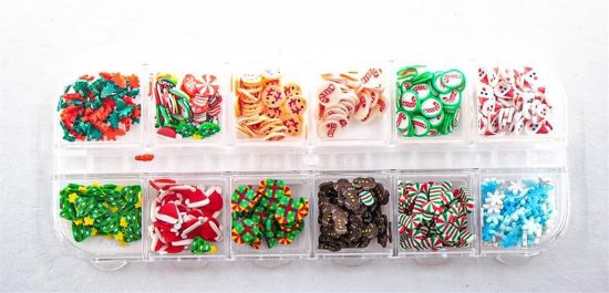 Picture of CHRISTMAS RESIN CHARMS 12PC STYLE 1