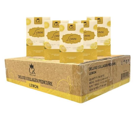 Picture of CROWN DELUXE COLLAGEN 4 STEP CASE OF 50 KITS - LEMON CN