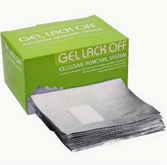 Picture of GEL LACK OFF EXCLUSIVE REMOVAL SYSTEM 100PCS CR-64