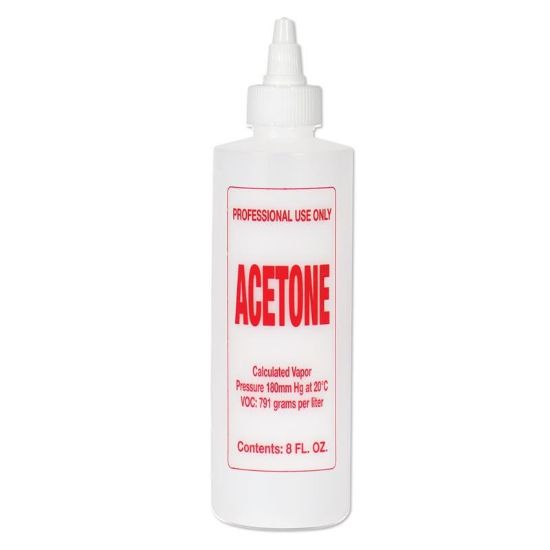 Picture of SOFT N STYLE CUTICLE ACETONE BOTTLE 8OZ EMPTY