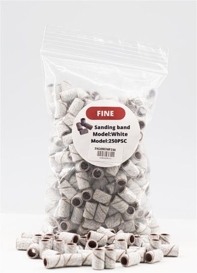 Picture of FINE WHITE SANDING BANDS 250PC