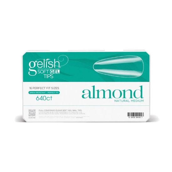 Picture of GELISH SOFT GEL TIPS - MEDIUM ALMOND 640 CT