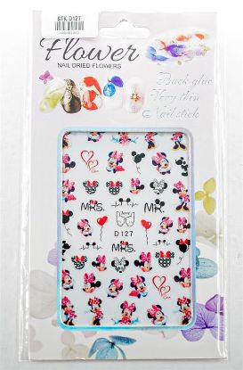 Picture of FLOWER BRAND STICKER - D127