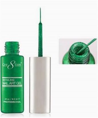 Picture of CREATION NAIL ART POLISH GREEN GLITTER