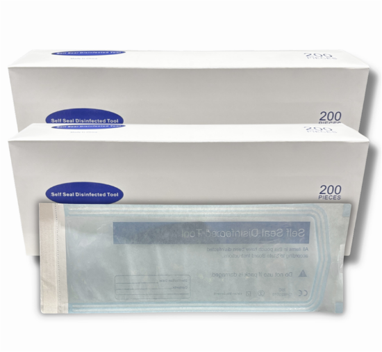 Picture of BEAUTY PLUS STERILIZATION POUCH LONG 3.5" X 10" CASE OF 20 BOXES - 200 PCS PER BOX