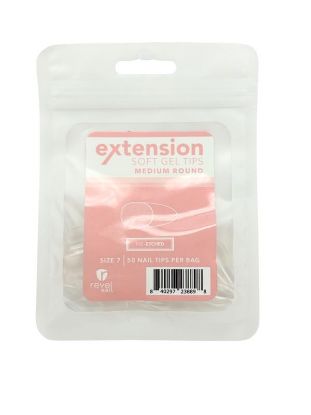 Picture of REVEL SOFT GEL TIP REFILL MEDIUM ROUND #7 50PCS