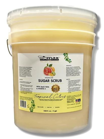 Picture of BIOMAX SUGAR SCRUB TROPICAL CITRUS 5 GALLON BUCKET