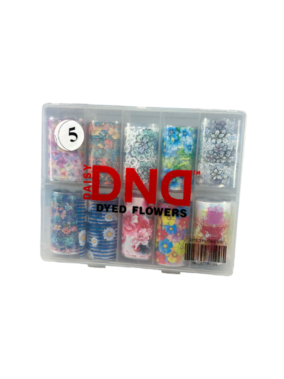 Picture of DND DYED FLOWERS 5 FOILS 10 PCS
