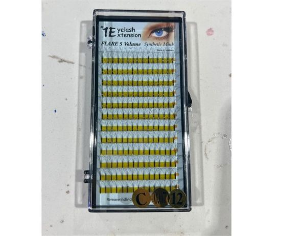 Picture of 1E EYELASH EXTENSION FLARE 5 VOLUME C 0.07 12