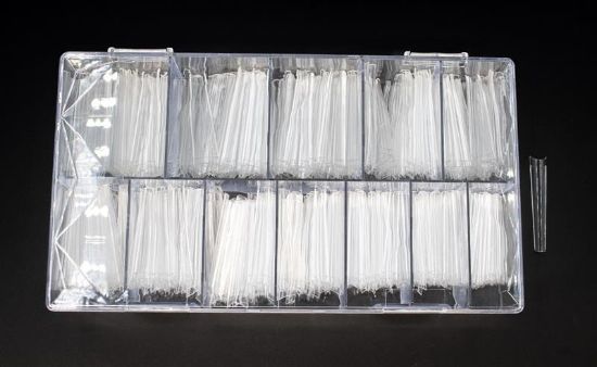 Picture of US NAIL CLEAR STRAIGHT TIP BOX