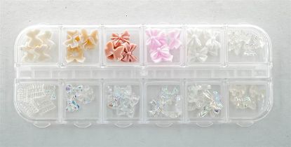 Picture of ASSORTED COLOR BOW CHARMS 12PC STYLE 1