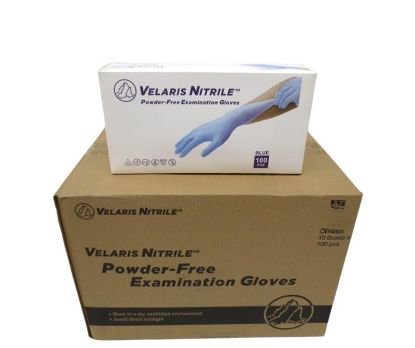 Picture of VELARIS BLUE NITRILE GLOVES CASE S