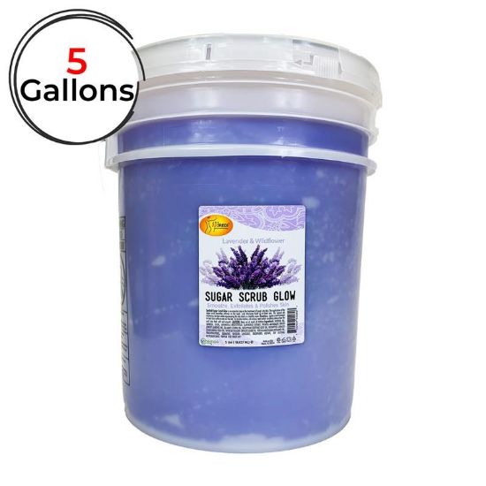 Picture of SPAREDI SUGAR SCRUB COLLAGEN FRENCH LAVENDER 5 GALLON BUCKET