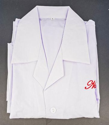 Picture of WHITE BUTTON SHIRT NAILS LARGE