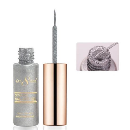 Picture of CRE8TION NAIL ART 27 SILVER GLITTER