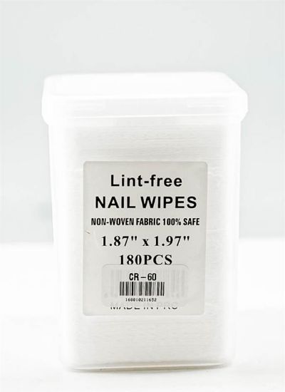 Picture of LINT-FREE NAIL WIPES WHITE 180 PCS CR-60