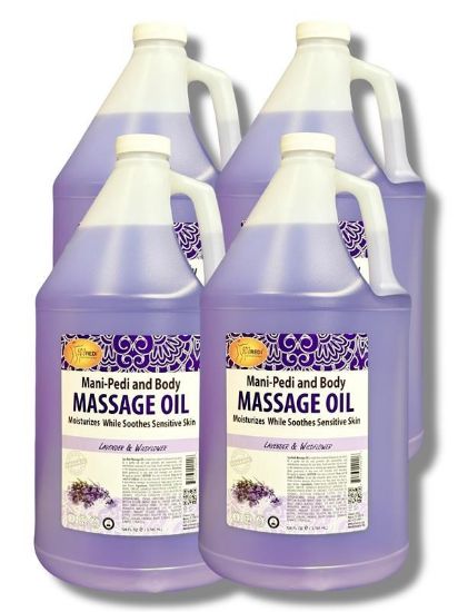 Picture of SPAREDI LAVENDER MASSAGE OIL CASE OF 4 GALLONS